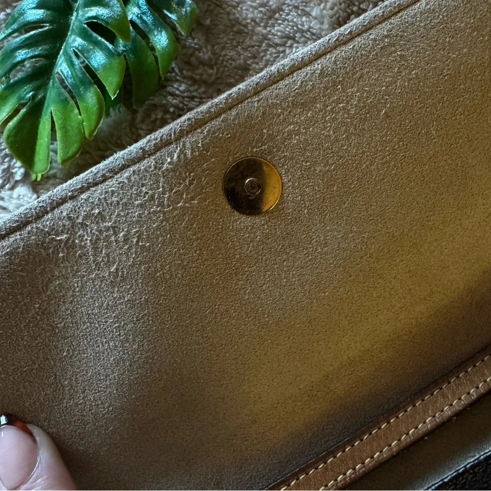 Louis Vuitton Twin GM Monogram Crossbody Vintage Long Flap Pochette Authentic - Picture 15 of 16